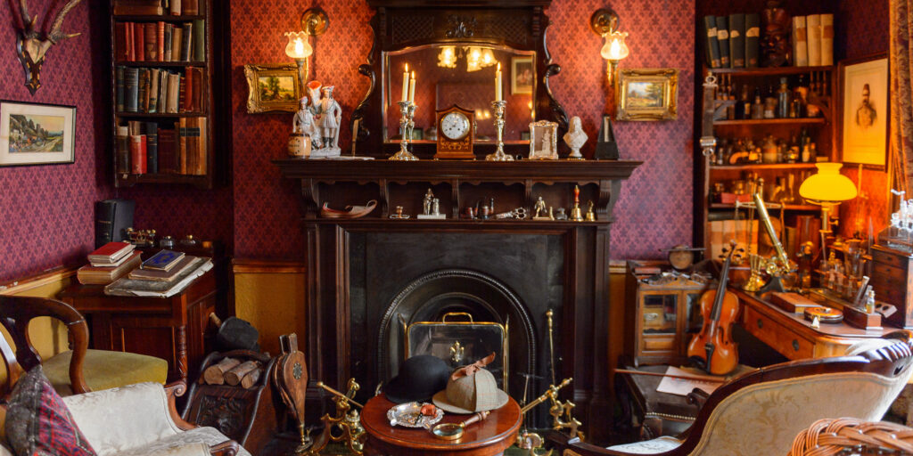 Inside 221B Baker Street Sherlock Holmes