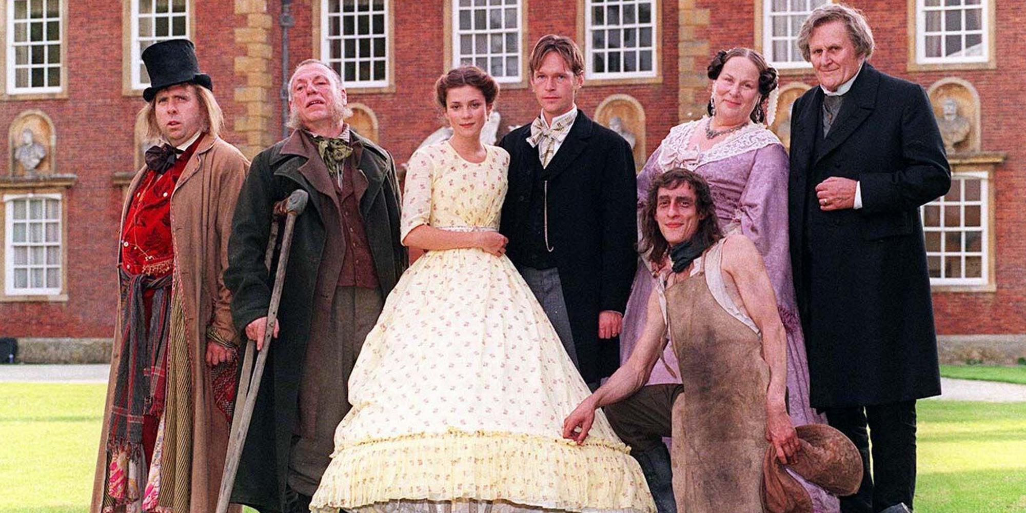 The cast of the BBC production Our Mutual Friend