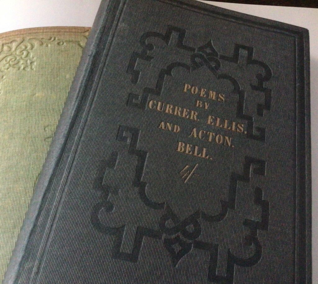 First edition of the three Brontë sisters’ Poems, 1846, under their pseudonyms.