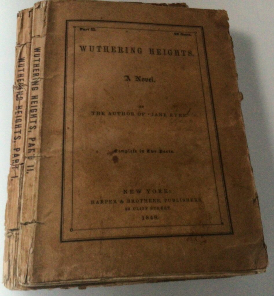 First American edition of 'Wuthering Heights', 